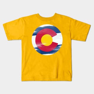 Colorado State Flag Kids T-Shirt